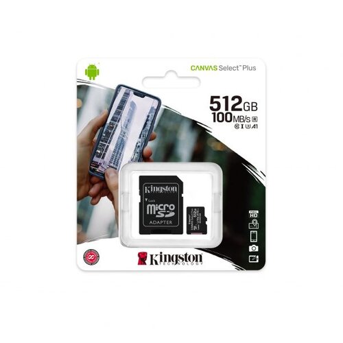 Kingston MicroSD 512GB CanvasSelectPlus Slike