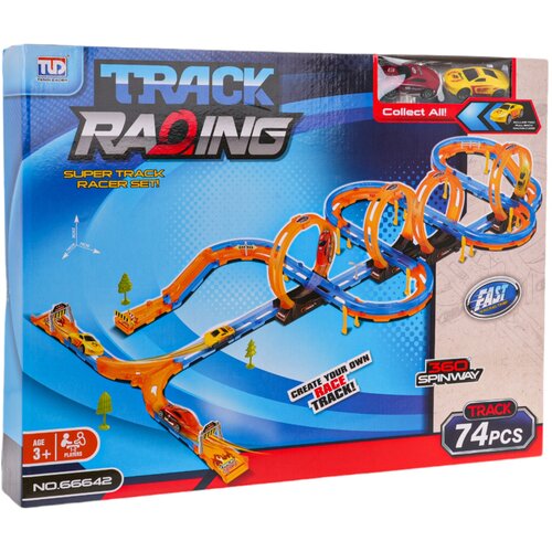  Staza za autiće MEGA Race Track - 74 kom - &amp;scaron;arena Slike