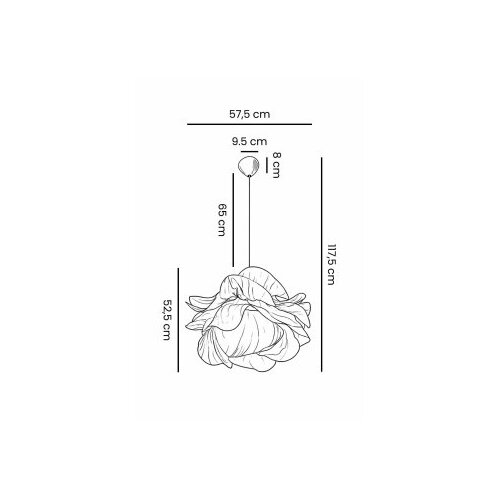 Opviq Krem luster MOD0006 Slike