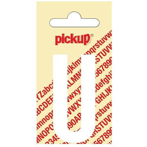 Pickup Naljepnica (Motiv: U, Bijele boje, Visina: 60 mm) Cijene