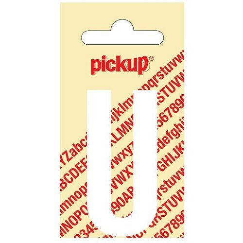 Pickup Samolepilni listki (Motiv: U, Bele barve, Vi&amp;scaron;ina: 60 mm) Slike