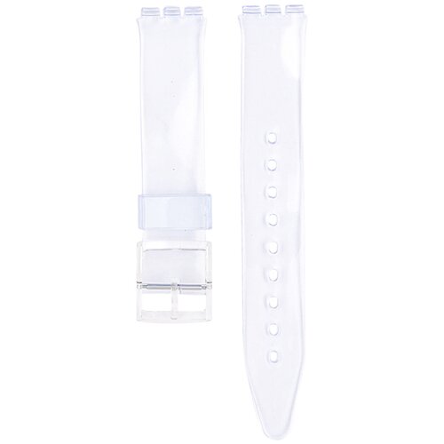 INF PVC Nadomestni pašček za uro Swatch Transparent 16 mm, (22131665) Cene