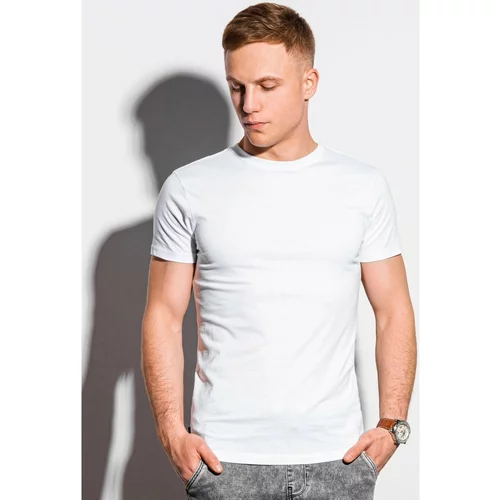Ombre Majice s kratkimi rokavi Moška majica (S1370WHITE) pisana