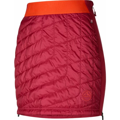 La Sportiva Warm Up Primaloft Skirt W Velvet/Cherry Tomato L