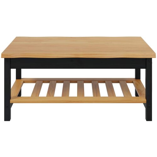  Kava Stol EKAI Crna 100 x 60 x 45,5 cm Masivna borovina Slike