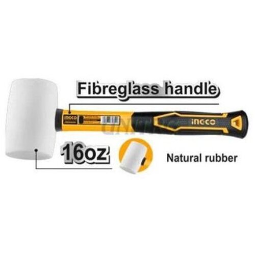 Ingco Čekić gumeni natural 16oz/450g Cijene