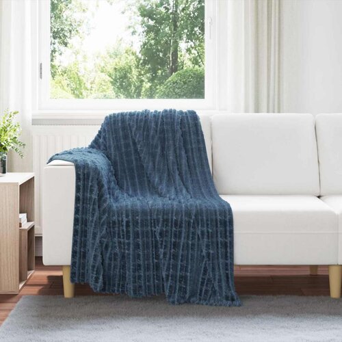  Odeja Temno modra 150 x 130 cm Flis, (5000288061) Cene