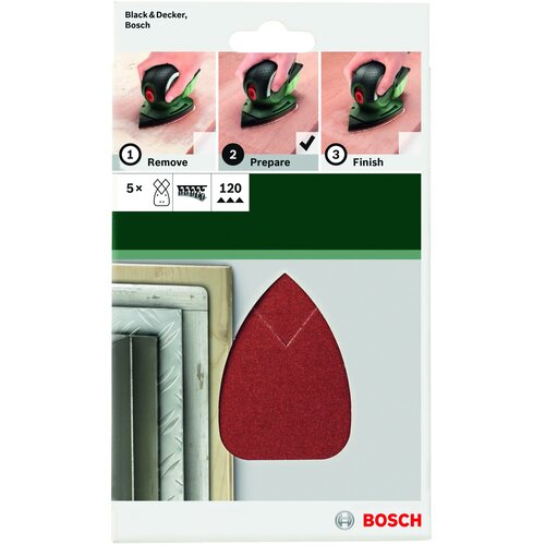 Bosch 5-delni set brusnih listova za multi-brusilice 2609256A70 Slike