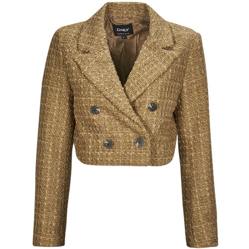 Only ONLNEWKENNEDY BOUCLE BLAZER OTW Smeđa Slike