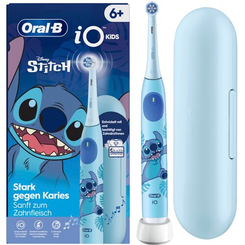 Oral-b iO Kids 6+ Stich z etuijem za potovanje, otro&amp;scaron;ka zobna &amp;scaron;cetka Slike