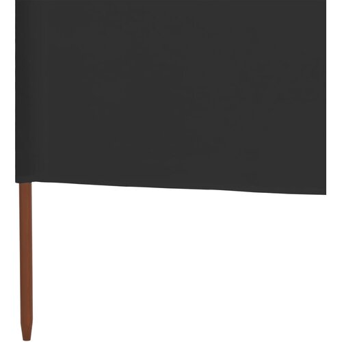  Vjetrobran s 3 panela od tkanine 400 x 160 cm antracit Slike