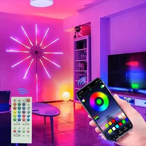  RGB LED Vatromet Traka Sa Aplikacijom I Daljinskim Cene