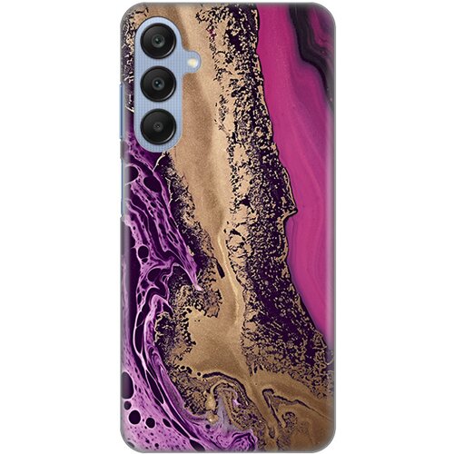  torbica silikonska print za samsung A256B galaxy A25 5G purple gold marble Cene