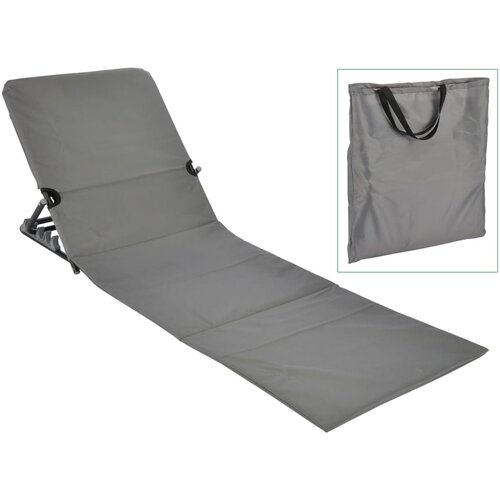 HI sklopiva prostirka za plažu od PVC-a siva Slike