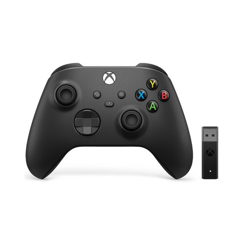 Microsoft gamepad xbox one wireless black + adapter for windows Slike