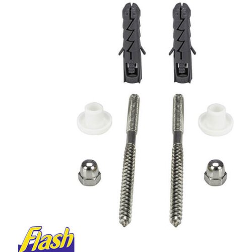  &amp;Scaron;rafovi za WC &amp;scaron;olju &amp;Oslash;6 x 100mm - prohrom Slike