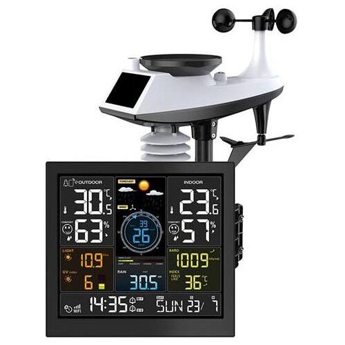 solight TE93WiFi - Profesionalna meteostanica sa LCD displejem 5V/2xAA + 3xAAA Wi-Fi Cene