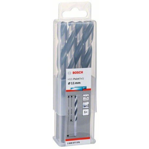 Bosch HSS spiralna burgija PointTeQ 11 mm 2608577278 crno-srebrna Cene