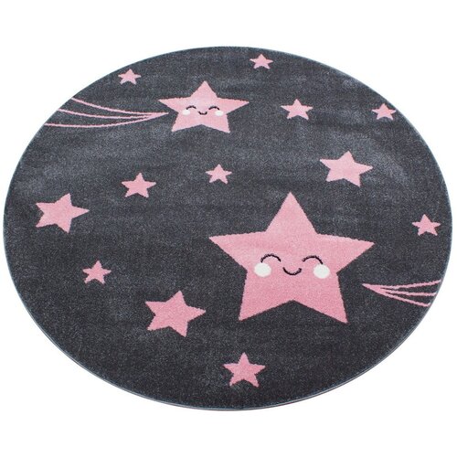 Ayyildiz Carpets Rožnata/siva otroška preproga ø 120 cm Kids – Cene