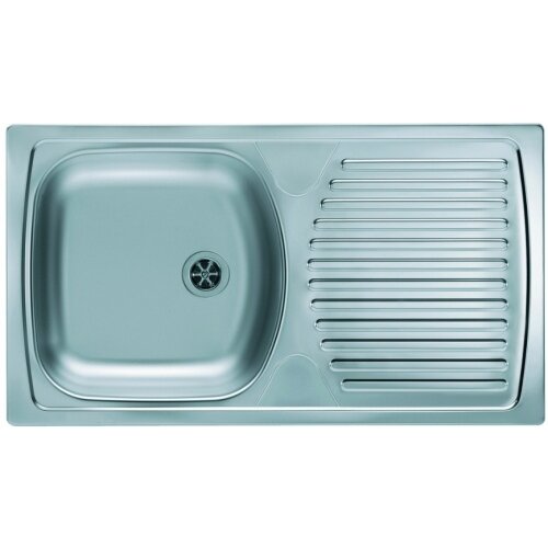 Alveus enojno pomivalno korito z odcejalnikom Basic 170 fi 60 - inox satin (1083404) Slike
