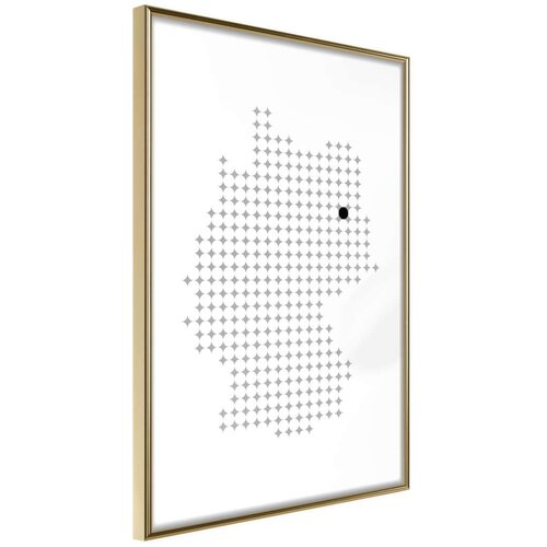  Poster - Pixel Map of Germany 40x60 Slike
