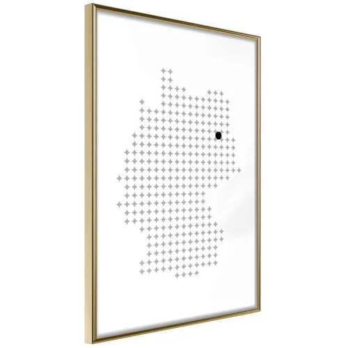  Poster - Pixel Map of Germany 40x60