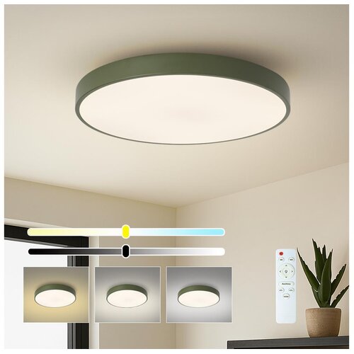  Brilagi - LED prigu&scaron;iva stropna svetiljka POOL LED/60W/230V 3000-6000K 60 cm zelena+daljinski upravljač Cene