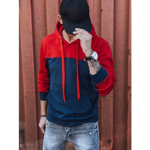 DStreet Red men's hoodie BX5289