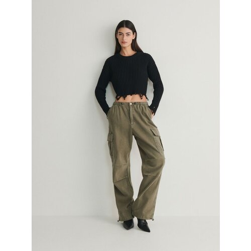Reserved Ladies` sweater - črna Slike