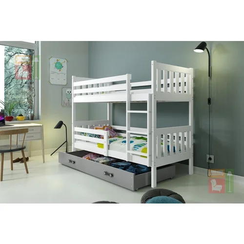 BMS Group Pograd Carino s predalom - 80x190 cm - bela