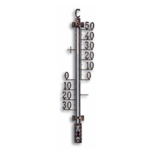 TFA vanjski termometar (Zaslon: Analogno, Visina: 27,5 cm, Metal, Boje starog bakra) Slike
