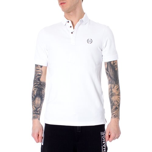 EAX Polo majice kratki rokavi 8NZF91 ZJ81Z Bela Cene