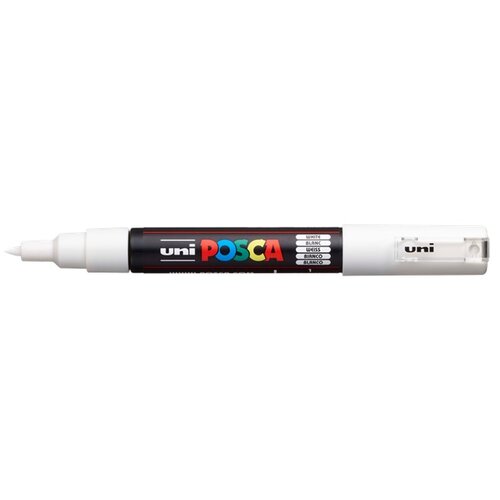  Marker UNI POSCA PC-1M 0.7 - 1 mm white (1) Cene