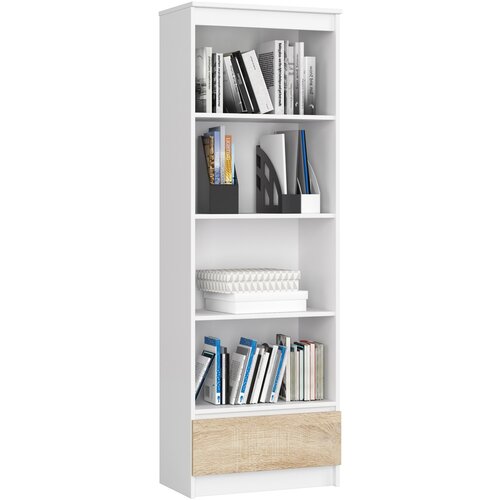 AKORD POLICA R60 1K 4D CLP BELO / SONOMA, (21714166) Slike