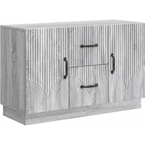 vidaXL Strani &scaron;al Siva Sonoma 89 x 34,5 x 57 cm Inženirski les, (5000217825) Cene