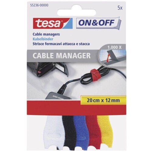 Tesa čičak traka za kablove onoff 12mm:20cm Cene