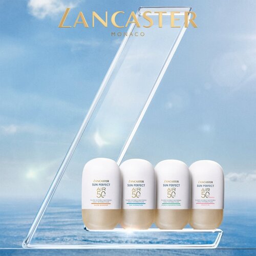 Lancaster Sun Perfect Air 50 Pore &amp;amp; Imperfections ultra lagani za&amp;scaron;titni fluid za masno i problematično lice SPF 50 40 ml Slike