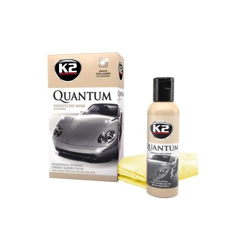 K2 quantum sintetički zaštitni vosak 140g sa mikrofiber krpom 40x40cm Cene