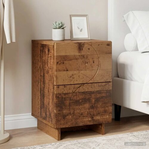 Noćni ormar Staro drvo 33 5 x 34 5 x 50 cm Konstruirano drvo - Staro drvo 1 Cijene