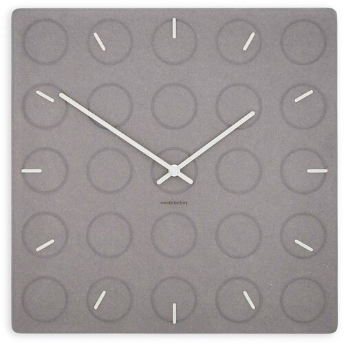 Von Der Factory Zidni sat Luxhora Circula Light Grey 11 boja kazaljki Slike