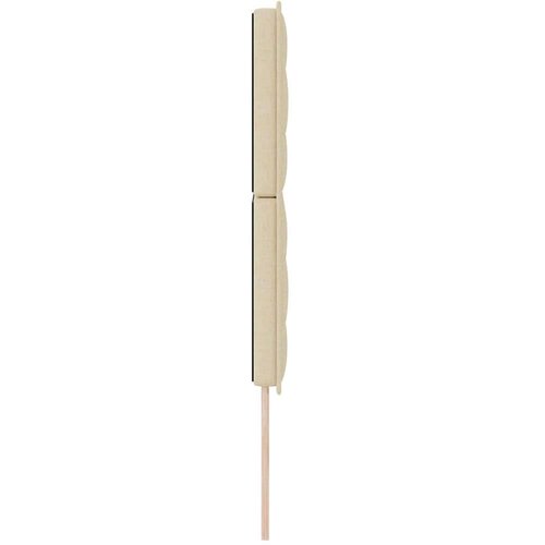  LED glava kreveta S LED lampica Krema 144 cm Poliester - Krema 140 cm Visoki uzglavlje Slike