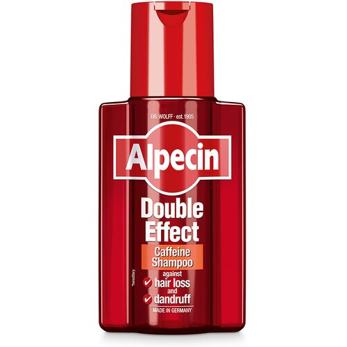 Alpecin Double Effect &amp;scaron;ampon s kofeinom za mo&amp;scaron;ke proti prhljaju in izpadanju las 200 ml Slike
