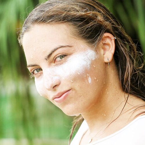 Suntribe Naturkosmetik zinc sunscreen face &amp;amp; sport original white spf 30 - 45 g Slike