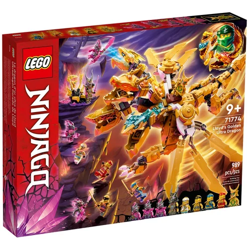 Lego Ninjago® 71774 Lloydov zlatni ultrazmaj