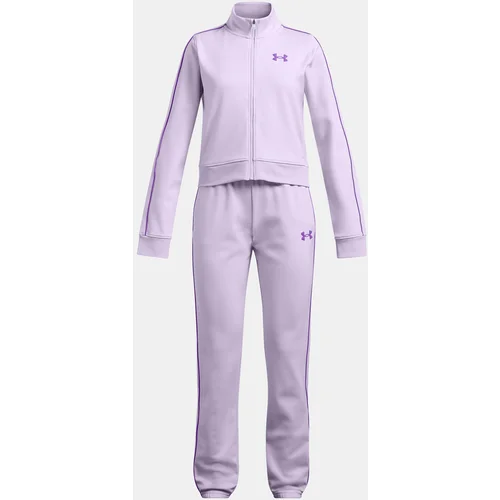 Under Armour Girls' set UA Icon Knit Crop Tracksuit-PPL - Girls