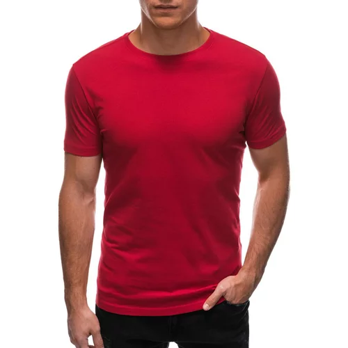 Edoti Men's plain t-shirt S1683