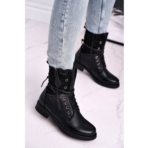 Kesi Women's Boots Black Perfecto Slike