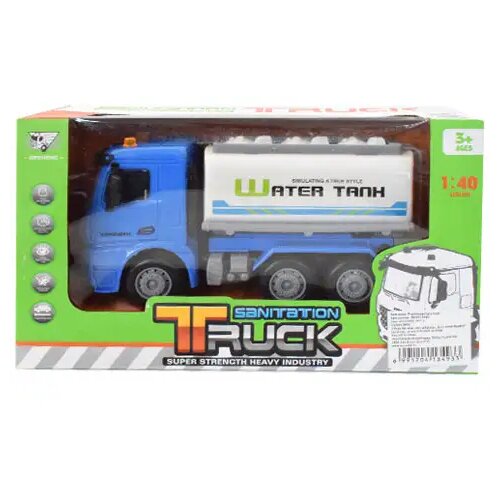 Magic Toys bijelo-plavi kamion sa cisternom 17cm Cene