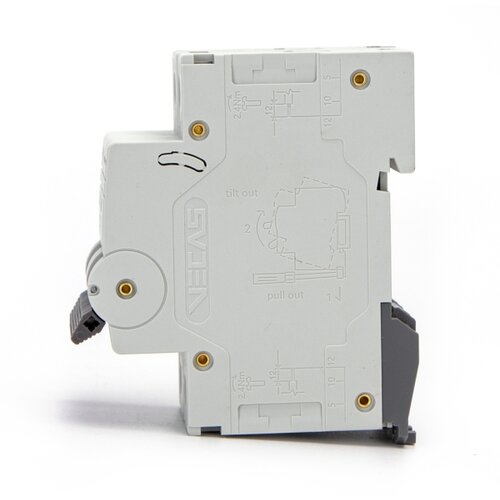 Aigostar Dvofazni automatski osigurač 2P-63A-C 230-400V Slike