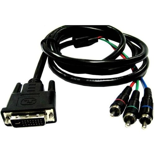 Cabletech dvi m (24+1)-3xcinch m. kabel 3m - pozlačeni kont. CC-113/3 Slike